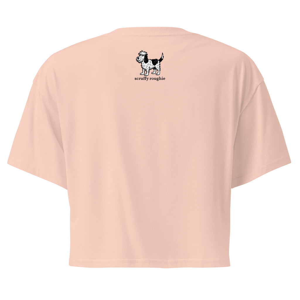 Pink Roughie Going Places - Women's Cropped T-shirt – Scruffy Roughie