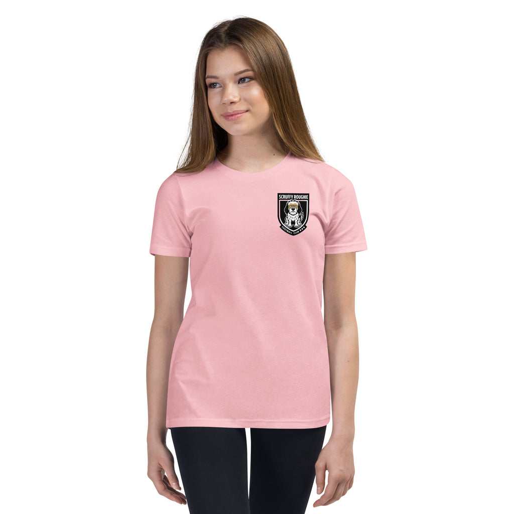 Pink Roughie Kids' Scruffy Roughie Football Club Short Sleeve T-shirt